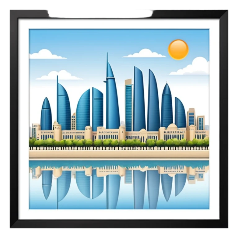 Baku City sticker