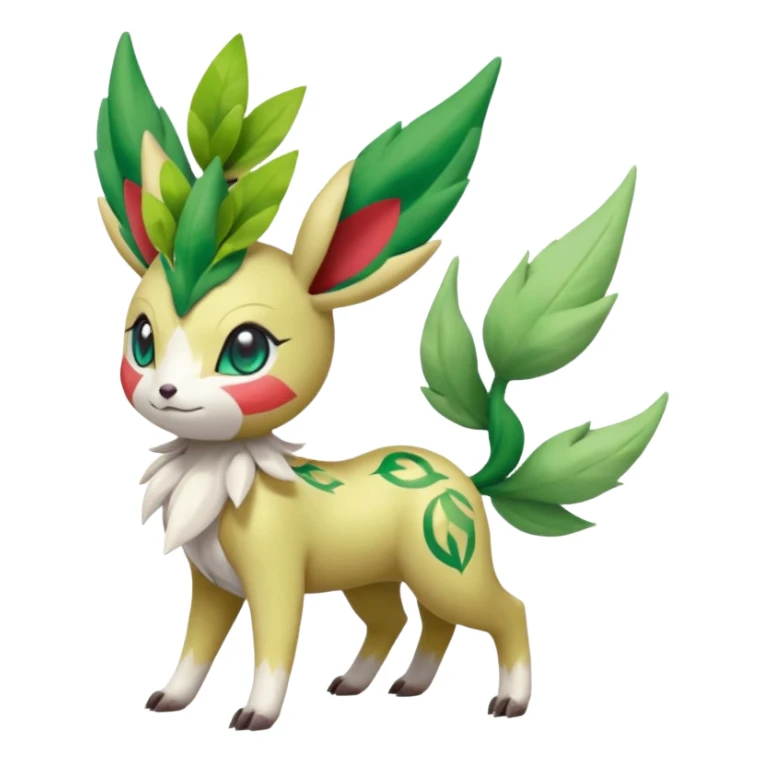Meloetta-Shaymin-Leafeon-Pokémon-Fakémon-creature sticker