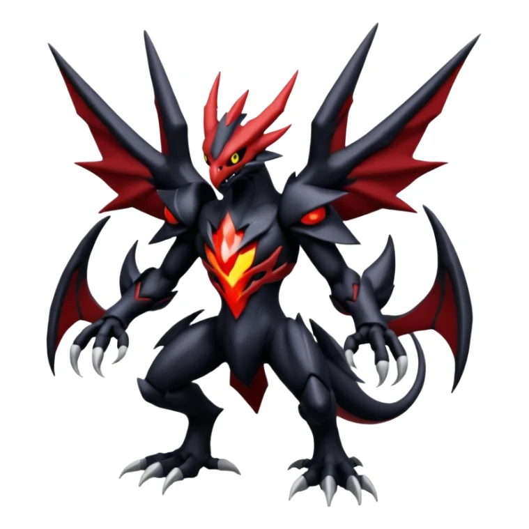 Darkrai-Scizor-Zekrom-Yveltal-fusion-Fakémon-Pokémon-creature  sticker