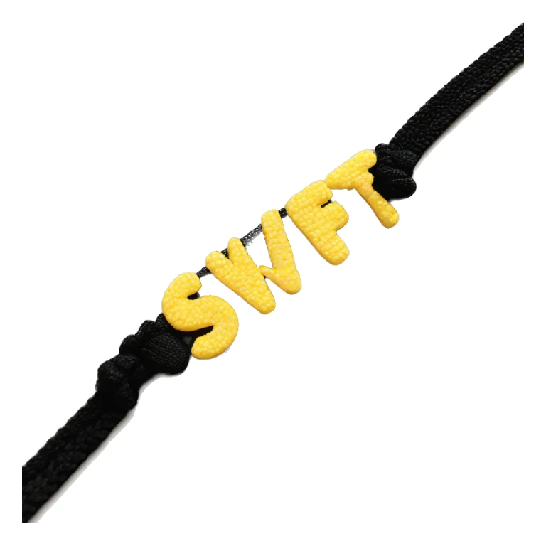 Friendship bracelet that says Swifty on it ￼ sticker