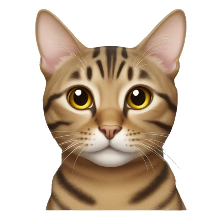 Tabby cat sticker