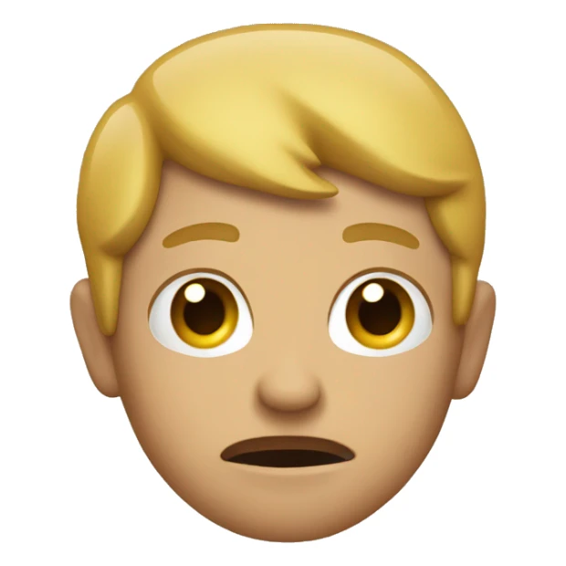 Stuck up emoji sticker