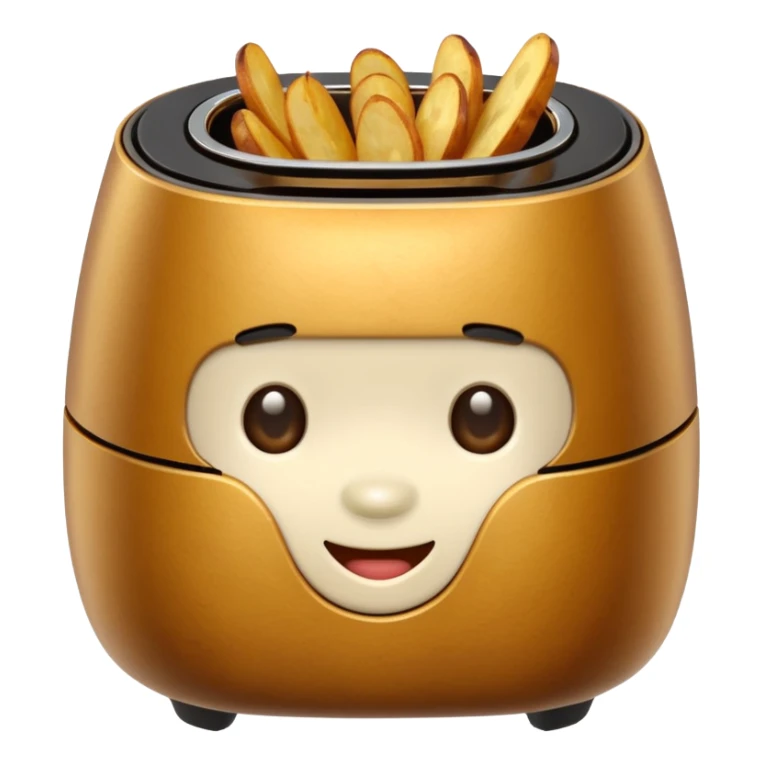 air fryer potatoes, simple and cute sticker