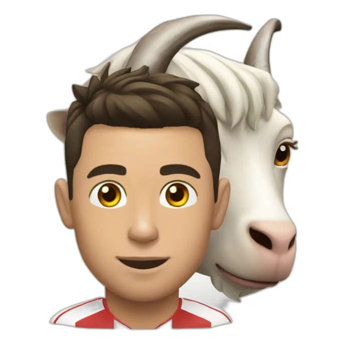 Cristiano Ronaldo are the goat sticker