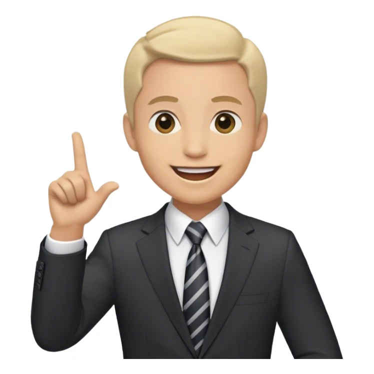 Politician speaking at a rally sticker