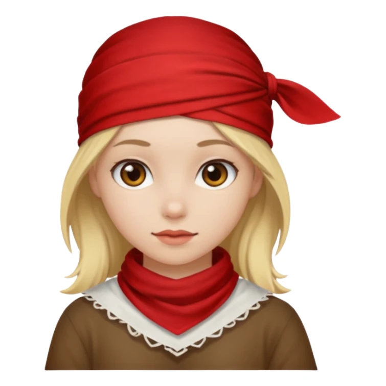 bandana girl sticker