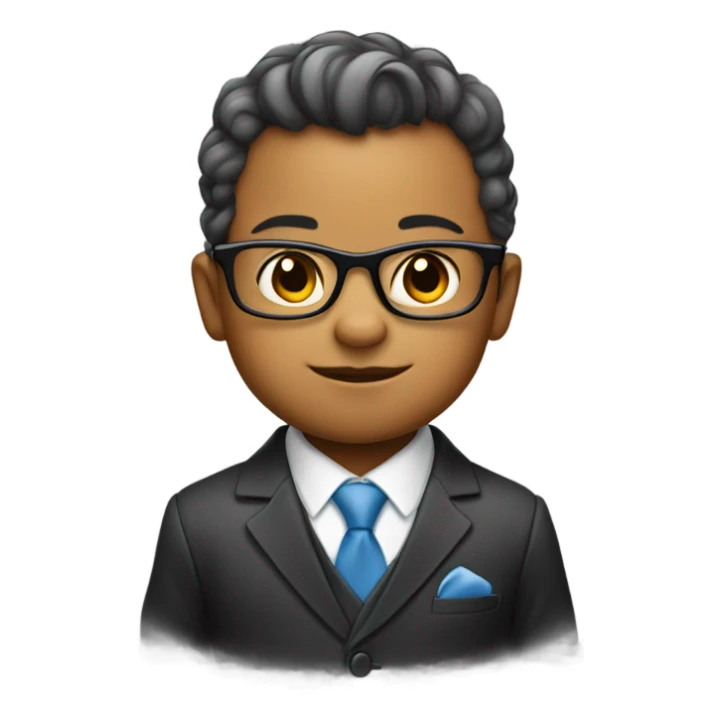 baby boy emoji like boss baby sticker