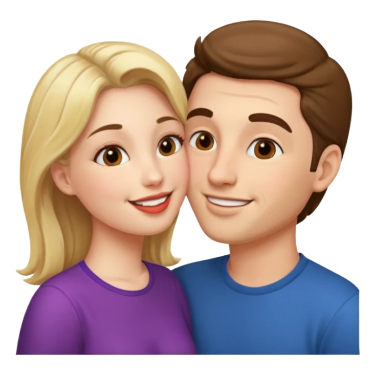 Man Woman Butt kissing  sticker