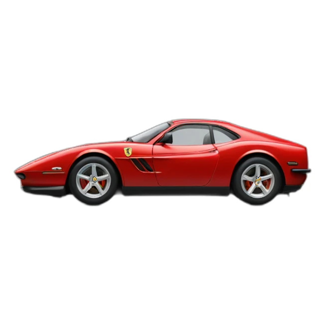 Red Ferrari monza sticker