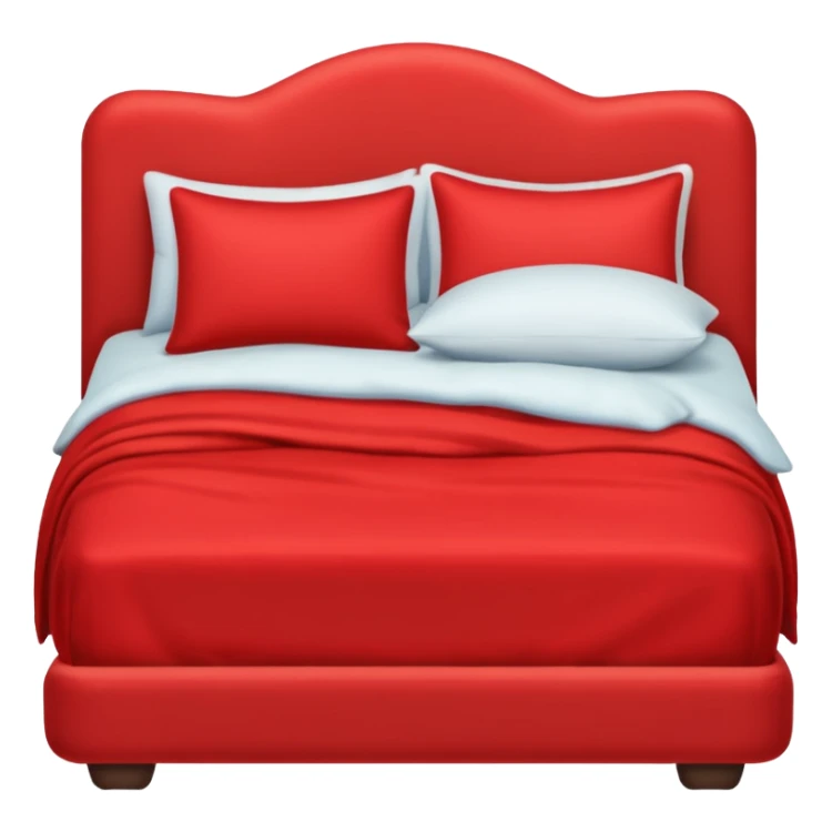red bed emoji sticker