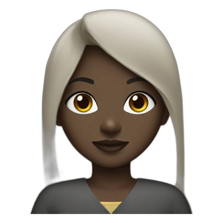 north sudanese girl sticker