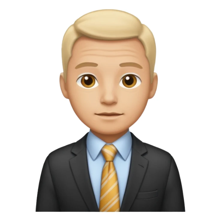 AN UNCLE with a tie in business clothes sticker