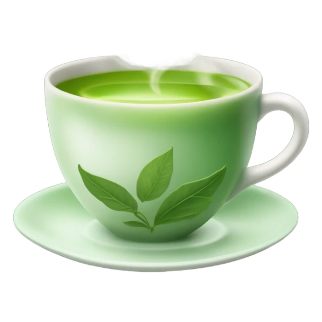 japanese green tea sticker