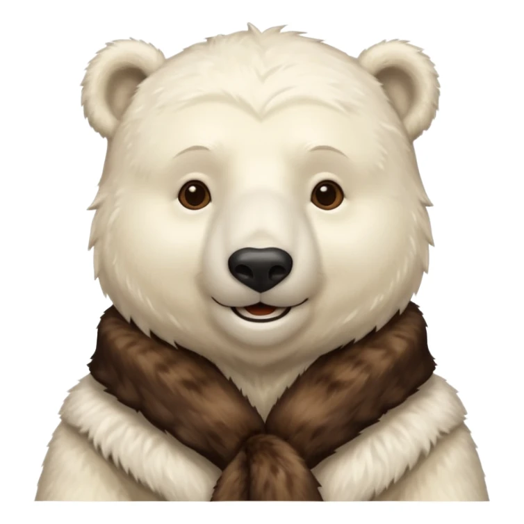 Oso polar millonario Alegre  sticker