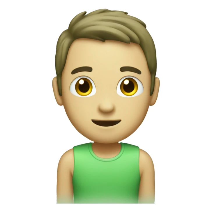 OK emoji but in light green  sticker