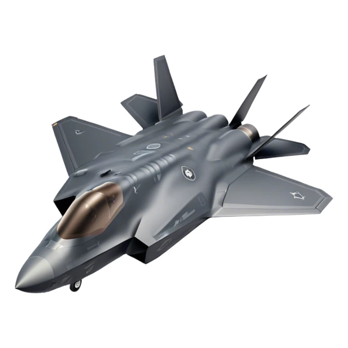 F-35 Lightning II - Lockheed Martin (Model Year: 2022) (Iconic colour: Stealth gray) sticker