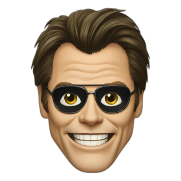 jim carrey the mask pretending to be a cat sticker