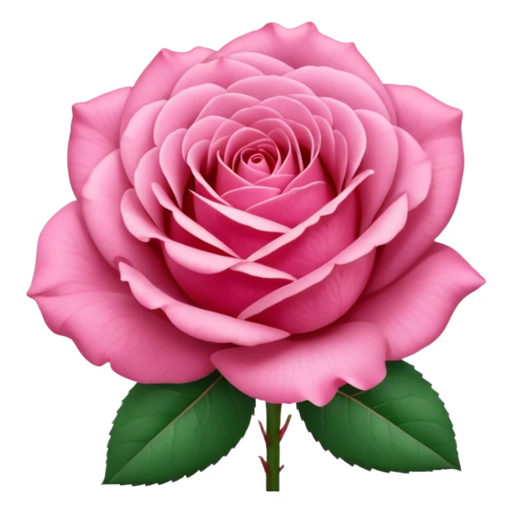 “A Polaroid-style photo of a pink rose  sticker