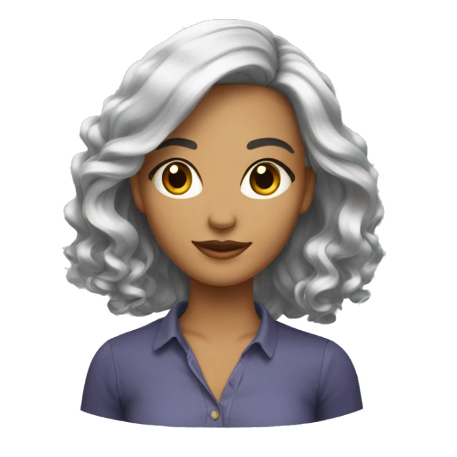 beaux cheveux femme sticker