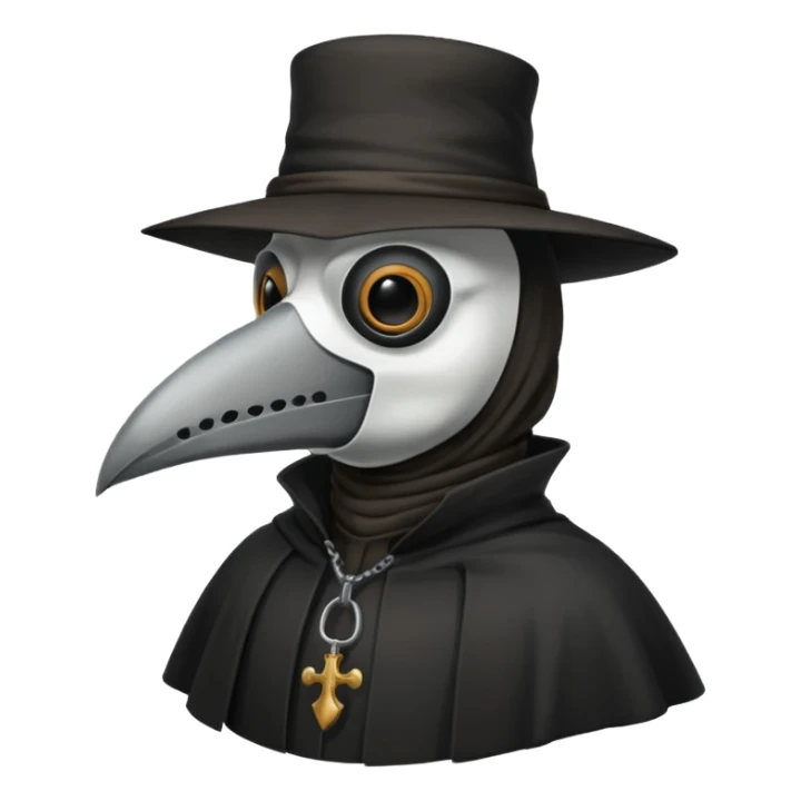 Plague doctor sticker