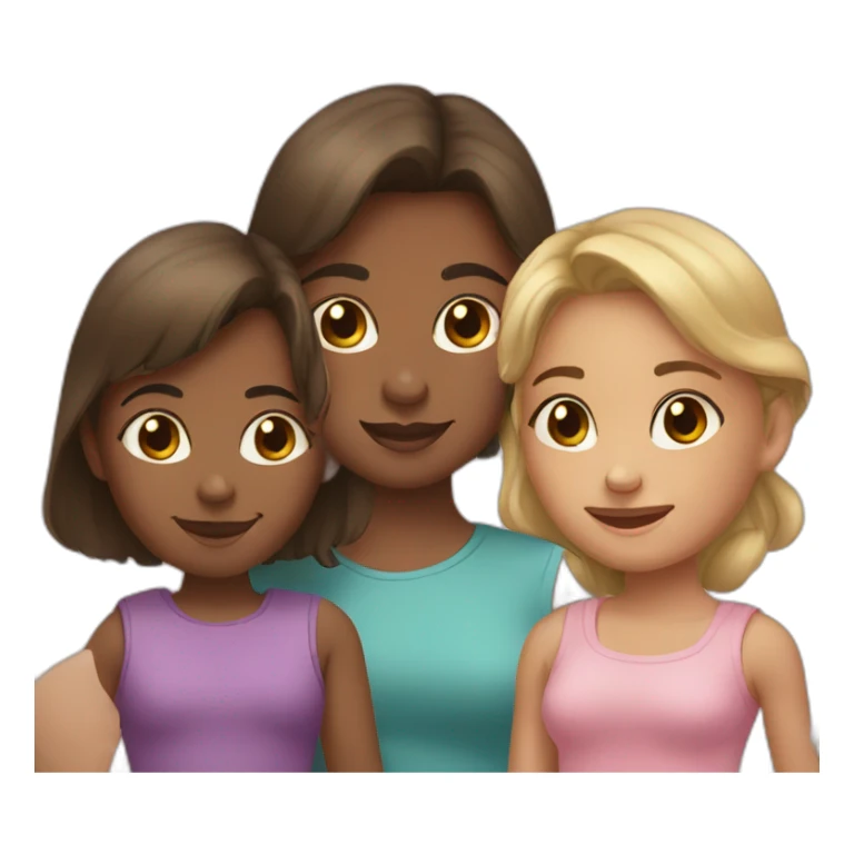 two sisters and a baby brother sticker