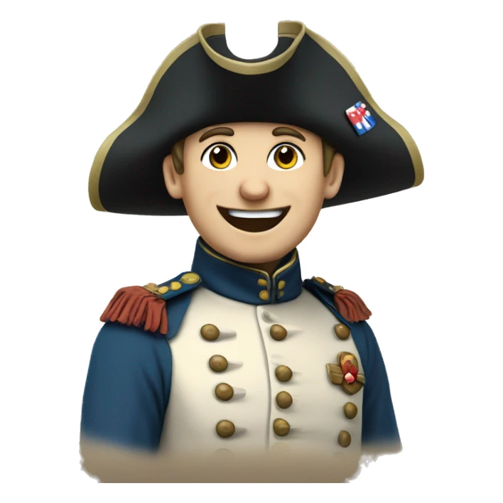 smiling French soldier in the Crimean War sticker