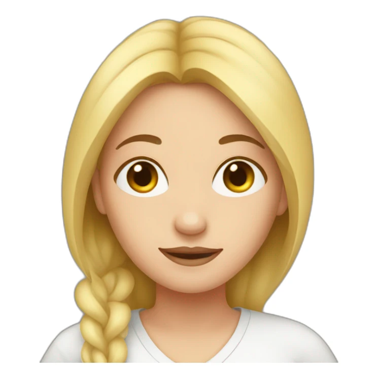 white woman planning pregnancy sticker