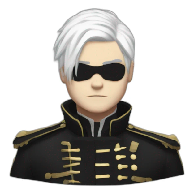 Gerard Way, short white hair, welcome to the black parade sticker