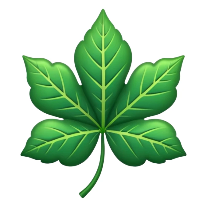 trebol 5 hojas sticker