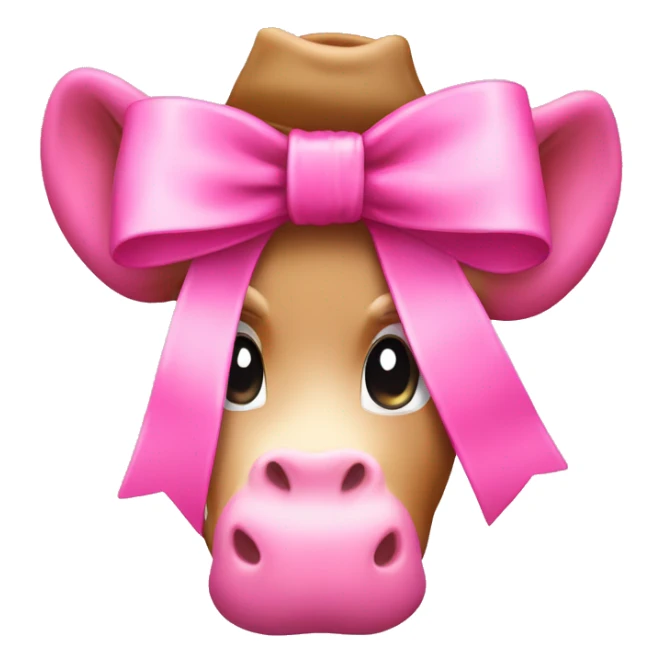 pink bow on cow girl boot sticker