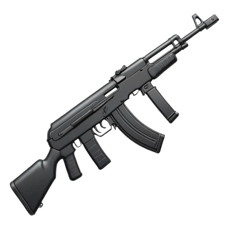 Kalashnikov assault rifle sticker