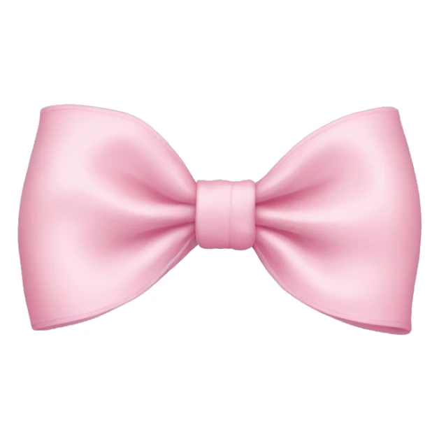 baby pink bow sticker