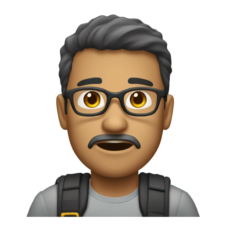 Una persona arrodillada explotándose de la risa hasta llorando sticker