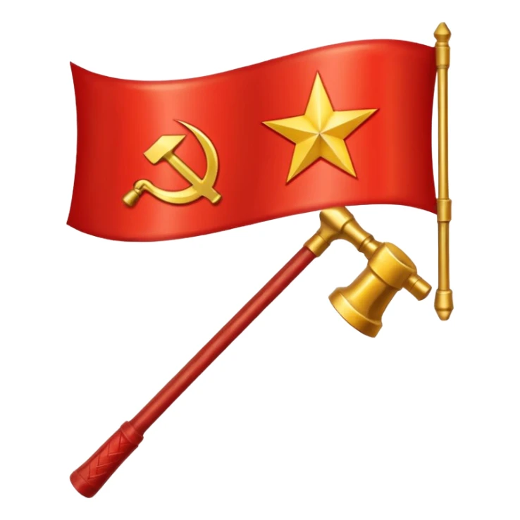 Haz una bandera de la union soviética sticker