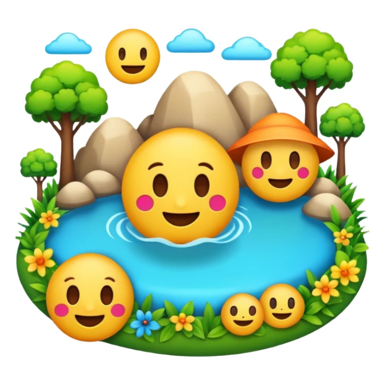 Create an emoji for an ecosystem day, for a VC firm, think fun event sticker
