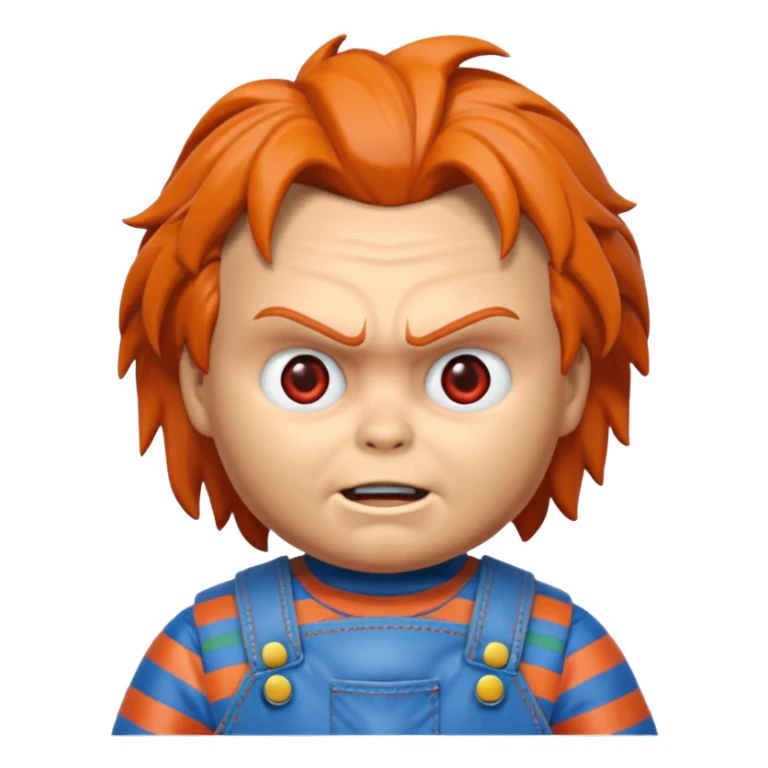 Un emojin de chuky sticker