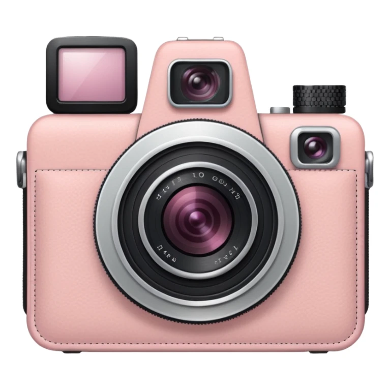 Light Pale Pink Camera Folder sticker