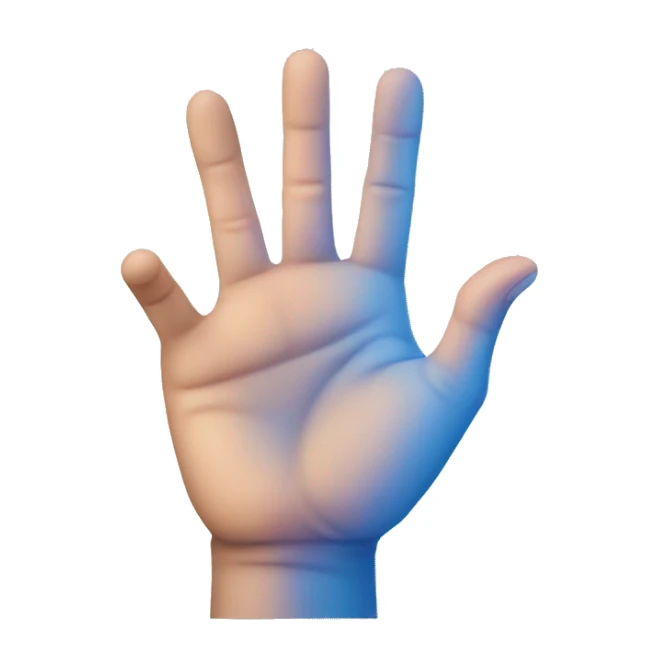 Hand with half of a ring finger  sticker