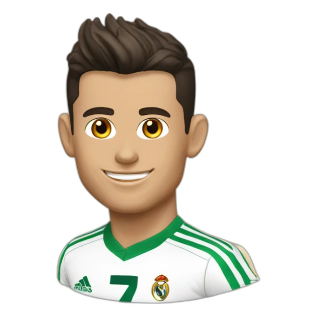 Cristiano Ronaldo sur une chèvre  sticker