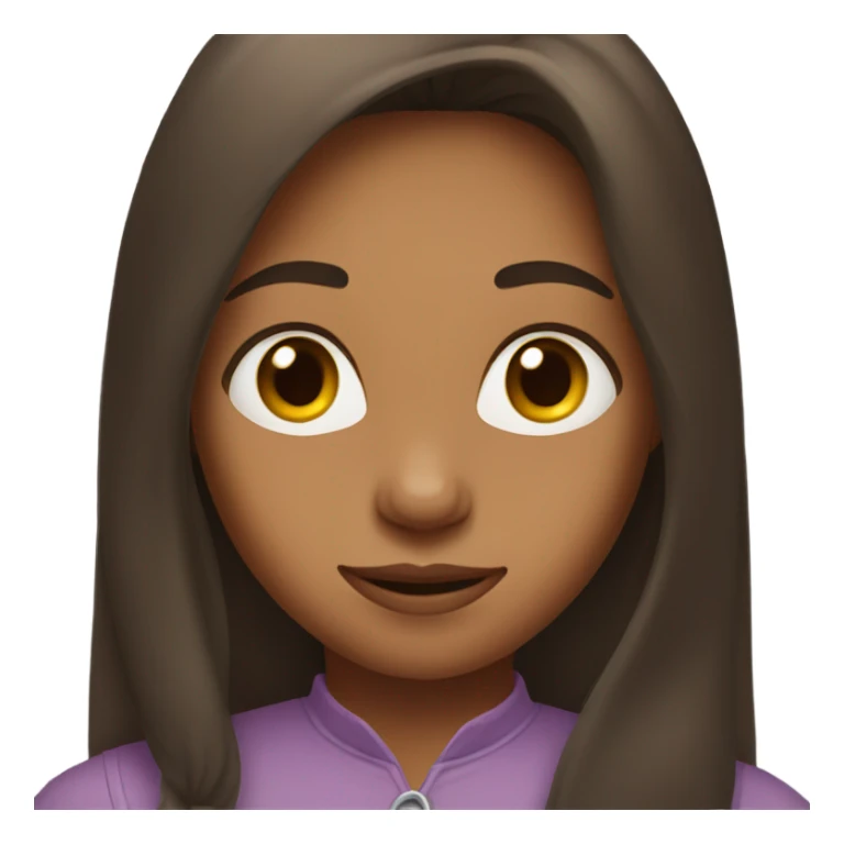 Girl with a horse face  sticker