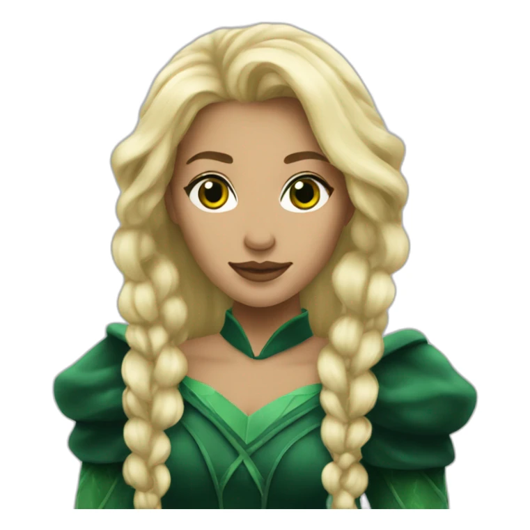 Slytherin princess blonde sticker