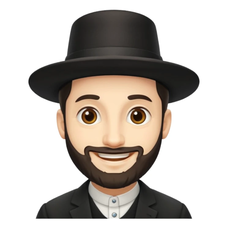 orthodox jew smirking sticker