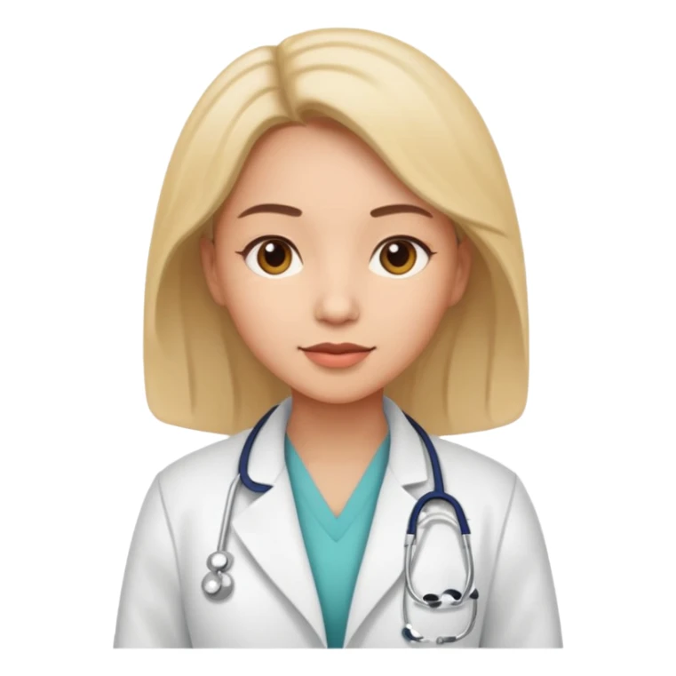 woman doctor sticker