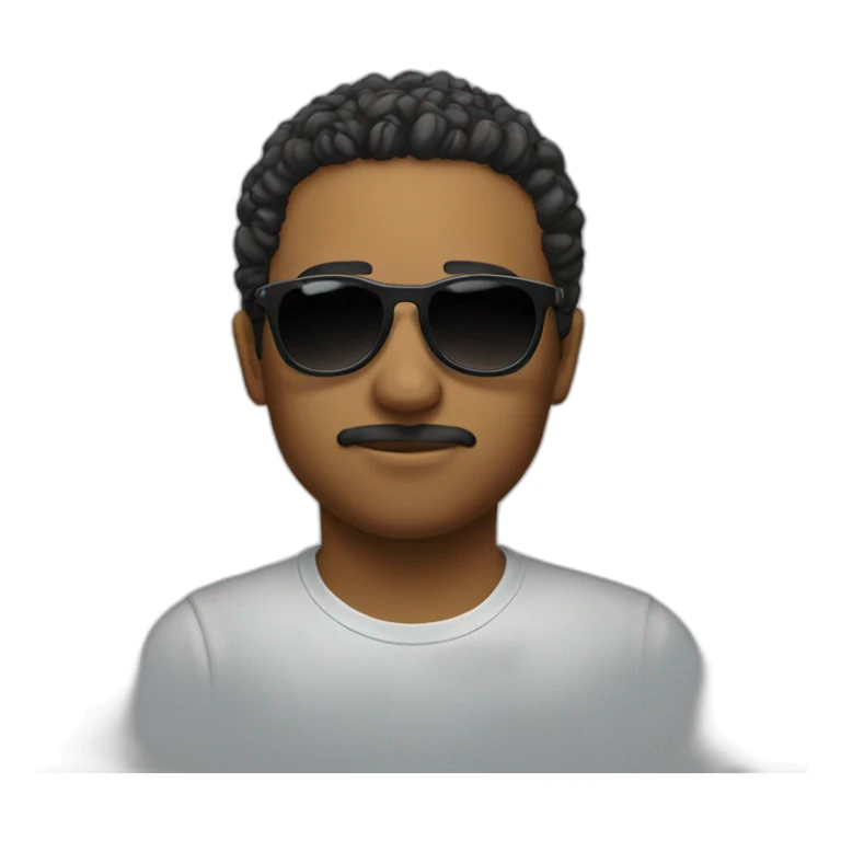 twitter with sunglasses-(proportional)calm-(realistic) sticker