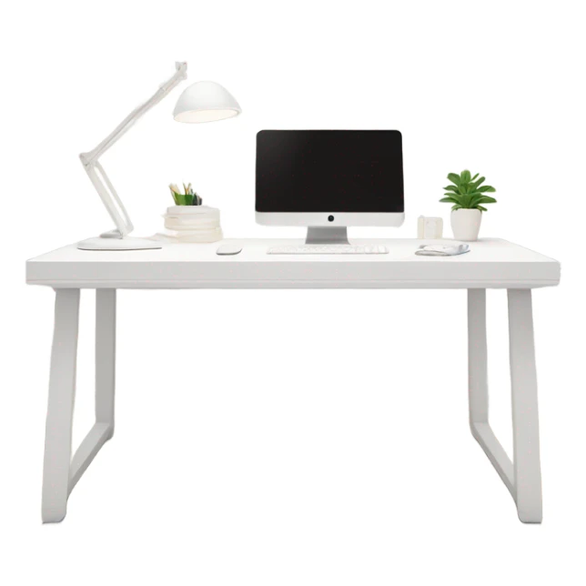 minimalist-clean-work-desk-with-white-wood-colorway-front-view sticker