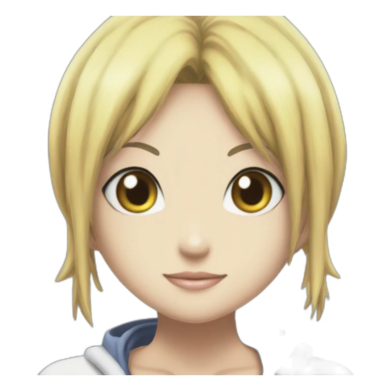 Nami from one piece kiss Lucy from fairy tail sticker