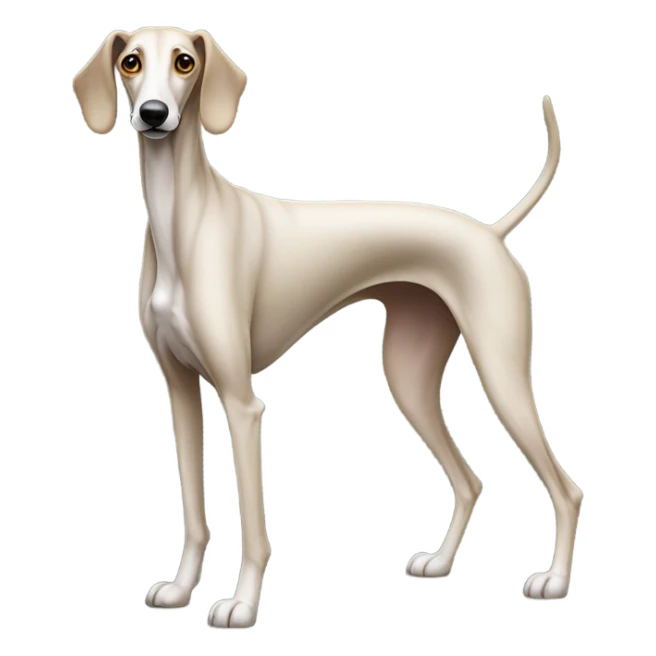An Italian Sighthound dog sticker