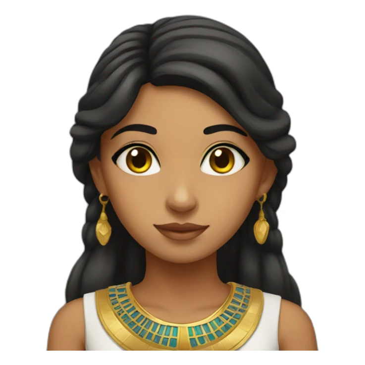 egyptian girl  sticker