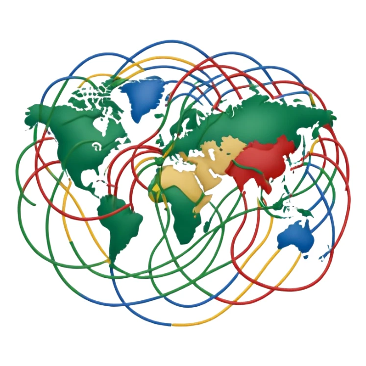 spread of fake news around the world sticker
