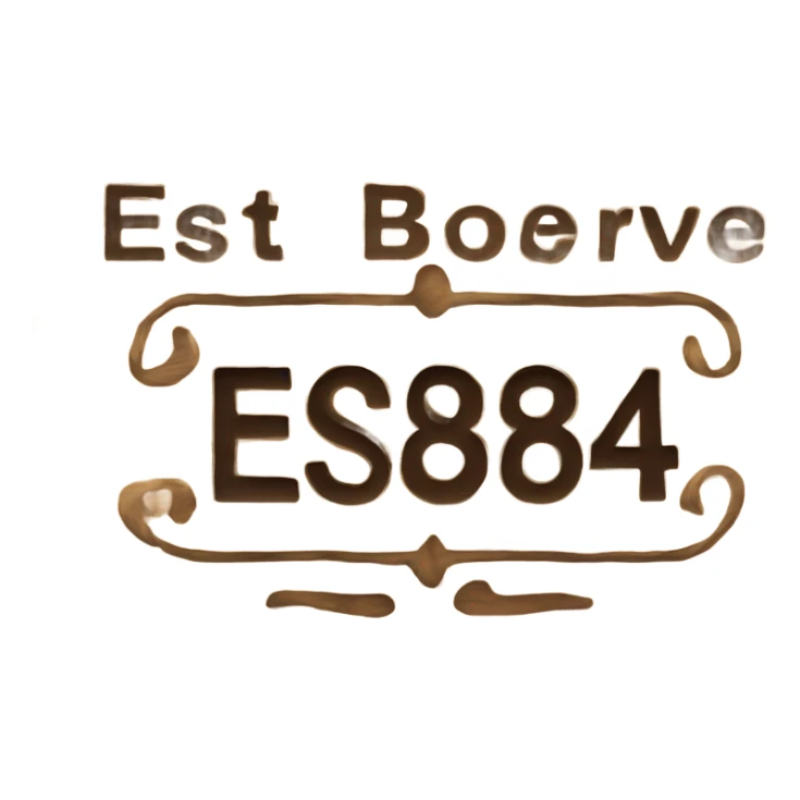 inscription on the board - est 1864 sticker